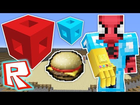 ROBLOX ŞANS BLOKLARI CHALLENGE - Minecraft (Roblox Eşyaları,Sonsuzluk Eldiveni)