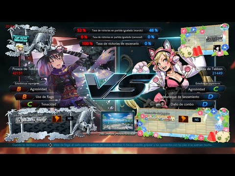 184_2 Kunimitsu (Anakin x24) vs (Lima) Lucky Chloe - Tekken 7 Online sin Grafica