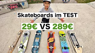 Skateboards im Test und Preisvergleich 29€ VS 289€