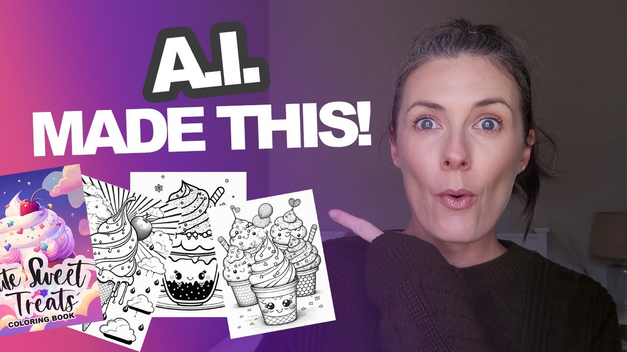 A.I. Created This Coloring Book! How To Publish Coloring Books On Amazon KDP Using MidJourney