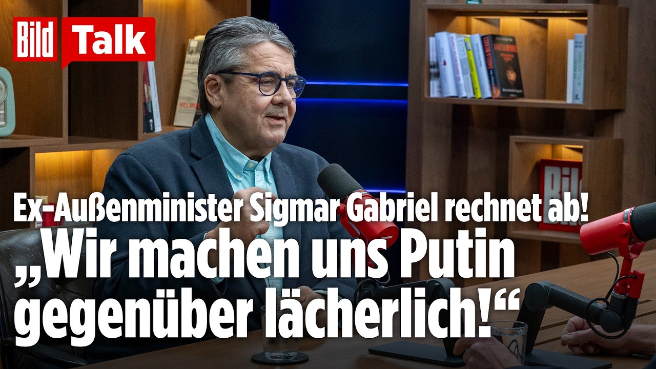 TRUMP-GIPFEL: Sigmar Gabriel zu Selenskyj, Putin und Frieden in der Ukraine | BILD Talk