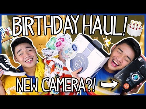 WHAT I GOT FOR MY 18TH BIRTHDAY HAUL! (Philippines) | Cedrix Eligio