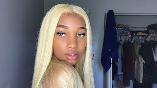 WATCH ME SLAY: HOW TO MAKE A PLATINUM BLONDE WIG WITH A CLOSURE