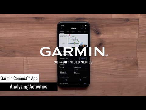 Garmin Support | Garmin Connect™ App | Analyzing Activities