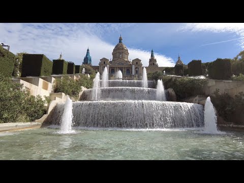 [4K]🇪🇸Museu Nacional d'Art de Catalunya | Barcelona, ​​​​Espanha | Museu Nacional de Arte Caminhante da Catalunha