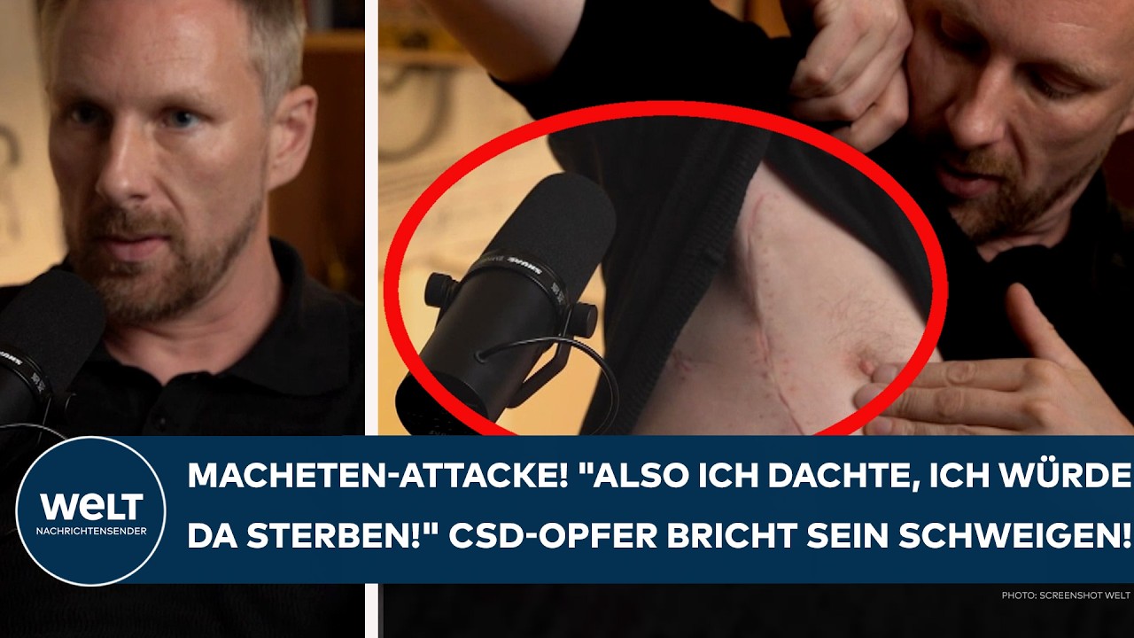 BERLIN: Macheten-Attacke! "Also ich dachte, ich würde da sterben!" CSD-Opfer bricht sein Schweigen!