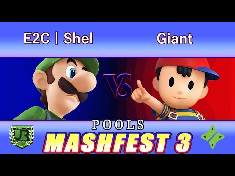 Mashfest 3  POOLS - E2C | Shel (Luigi) vs Giant (Ness)