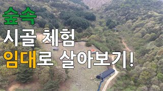 숲속의 시골빈집, 임대로 살아보기