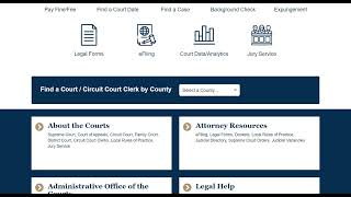 New Kentucky Court of Justice Website