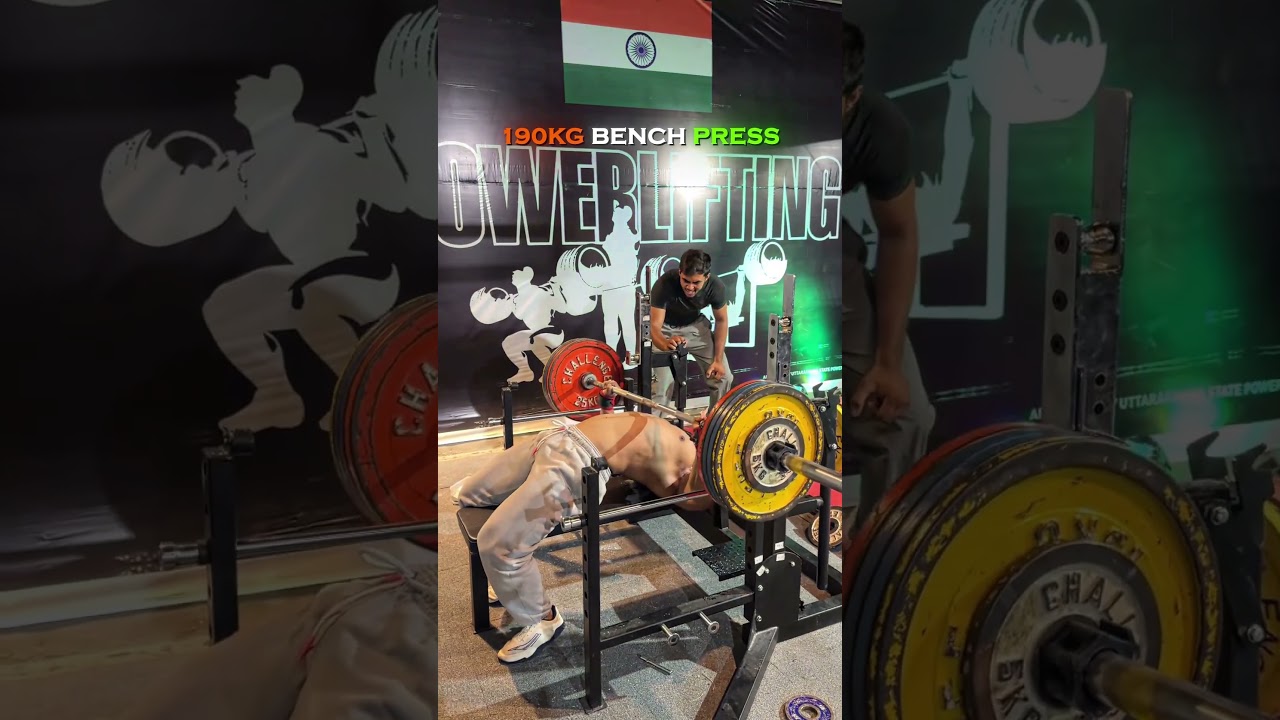 190 KG BENCH PRESS - SINGHA
