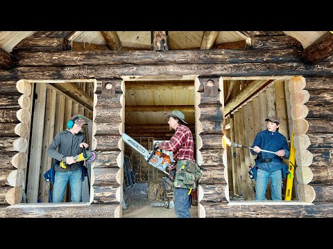Our Alaska Log Cabin // Building Frame Walls // Plumbing // Natural Gas // Electrical