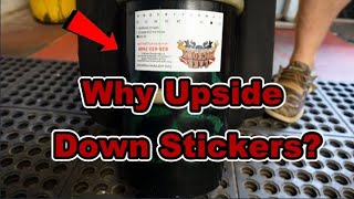 Why Is The Sticker Upside Down