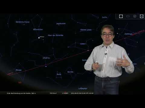 Der jahreszeitliche Sternenhimmel im Frühling