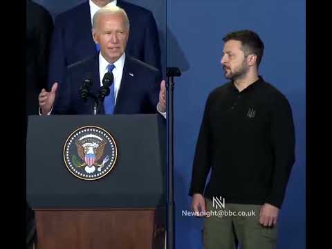 The NATO conference turned into a clown-show after Biden called Zelensky, "President Putin"