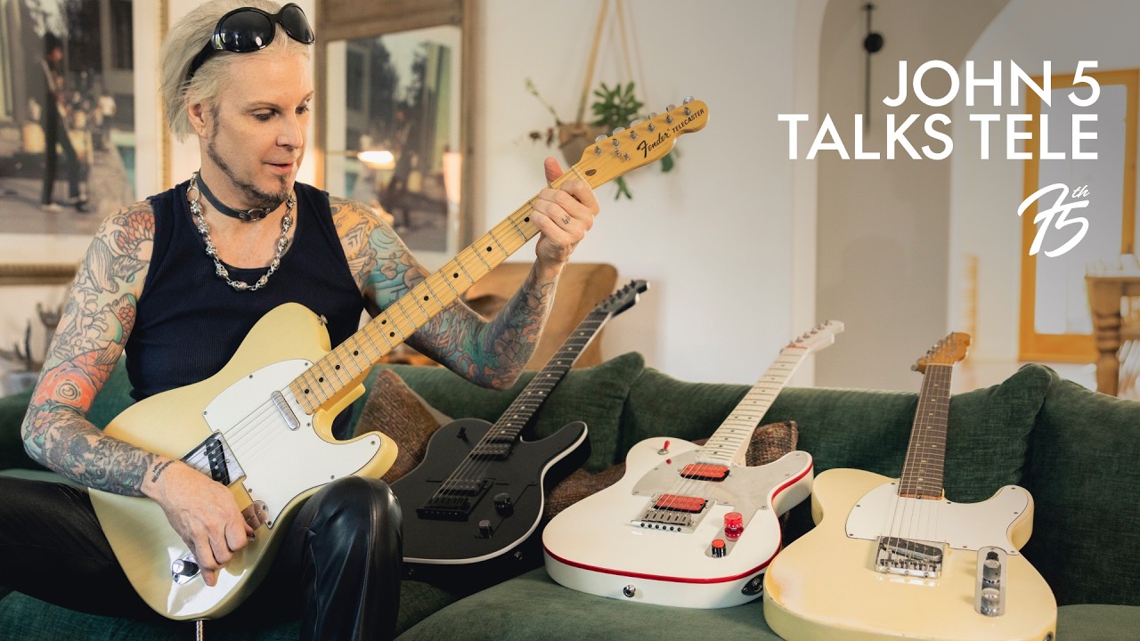 John 5 Shows His Telecaster Collection & Talks Its Versatility | Tele 75 | Fender - YouTube