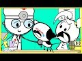 Sick Pet Cats 1st Visit to the Pet Doctor Vet Clinic with EK Doodles !