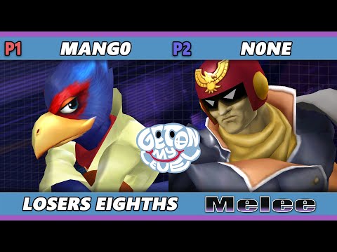 GOML 2022 Top 8 - Mango (Falco) Vs. n0ne (Captain Falcon) SSBM Melee Tournament