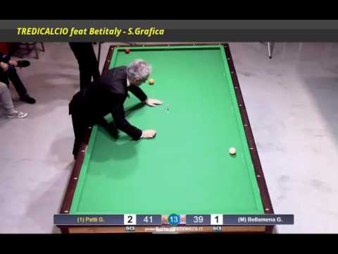 PATTI vs BELLAMENA - 1^ PROVA BILIARDO BTP 2016/17 DESIO