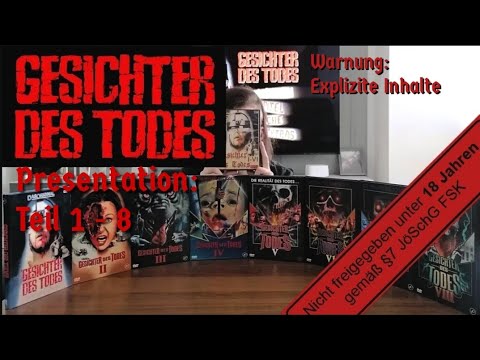 Gesichter des Todes 1 - 8 (Hartbox Retrofilm) vorstellung - Faces of Death