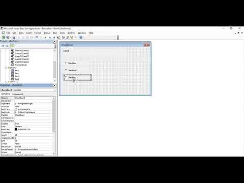 Excel VBA Tutorial for Beginners 67 - Check boxes in MS Excel User Forms
