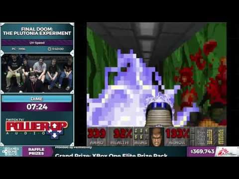 Final Doom: The Plutonia Experiment by Dime in 30:59 - SGDQ 2016 - Part 96