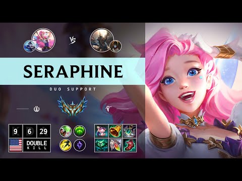 Seraphine Support vs Pantheon: Healing Master - NA Challenger Patch 14.15
