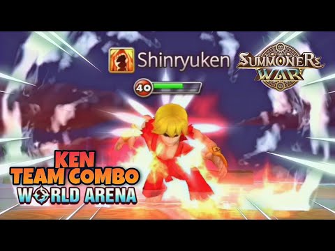 Ken Team Combo in World Arena Ep. 4 - Summoners War