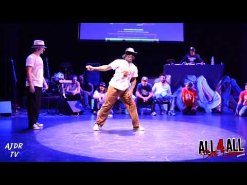ALL 4 ALL BATTLE EUROPÉEN 2016 - POPPING - POPPIN'C vs NESS