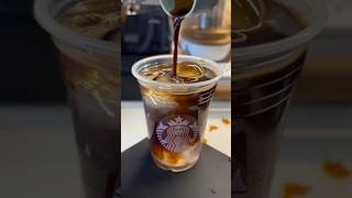 At-Home Starbucks Iced Americano #coffee #espresso #starbucks #lofi
