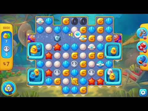 Fishdom 6031 Level - 22 moves - NO BooSTERS