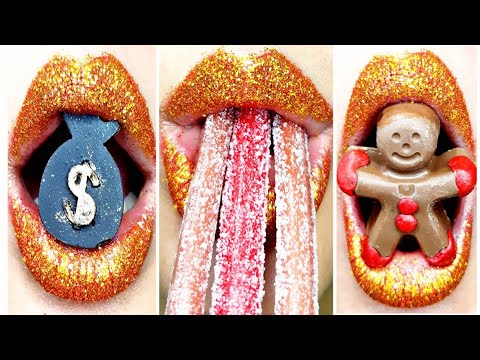 asmr mukbang chocolate*asmr jelly eating*asmr chocolate eating