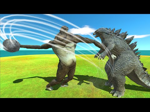 Titan Beast VS Godzilla 2014 - Animal Revolt Battle Simulator