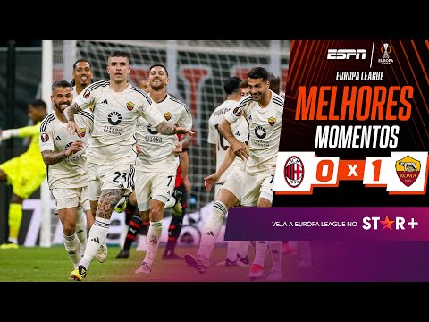 Gols e lances de Milan x Roma