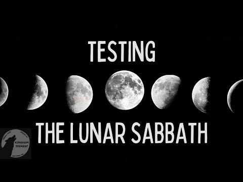 Testing the Lunar Sabbath