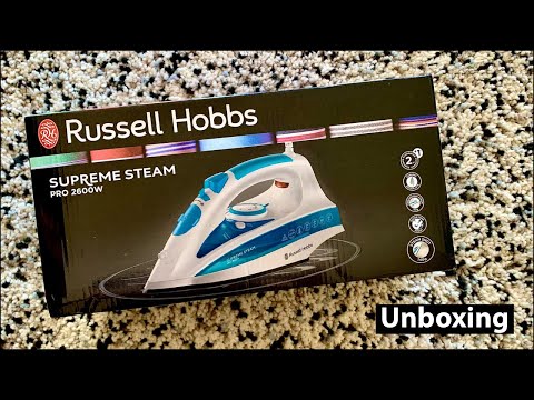 Russell Hobbs Steam Glide Professional Iron Unboxing
