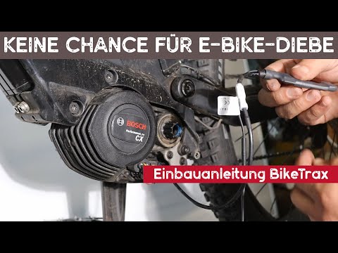 Keine Chance für E-Bike-Diebe. Tracker-Einbau beim Bosch Gen 3 und 4.