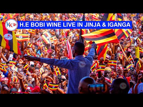 LIVE! H.E BOBI WINE LIVE IN JINJA CITY | IGANGA