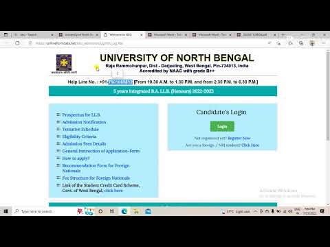 North Bengal University | Top University In North Bengal | NBU Admission 2022-23 | #college_worldyt