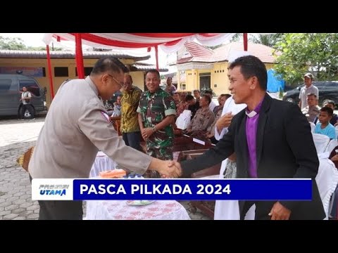 PASCA PILKADA, POLRES SIMALUNGUN GELAR DOA BERSAMA DAN BAKSOS