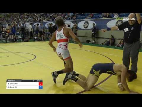 Junior FS 126 Round of 128 - Earl Blake (MD) vs. Diego Nava (CA)