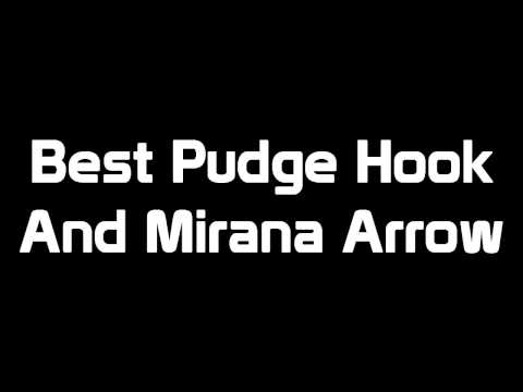 Best Pudge Hook And Mirana Arrow!!!