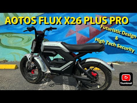 SUPER HIGH TECH E-BIKE AUTOS FLUX X26 PLUS PRO!