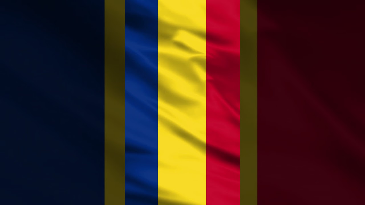 | ROMANIA | ROMÂNIA | Waving Flag | 1 Hour | 4K