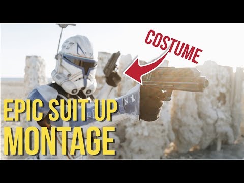 Putting On Clone Trooper Armor *EPIC MONTAGE*