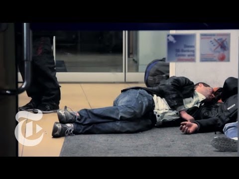 Lullaby: The Phenomenon of Sleeping Near A.T.M. Machines | Op-Docs | The New York Times