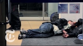 Lullaby: The Phenomenon of Sleeping Near A.T.M. Machines | Op-Docs | The New York Times