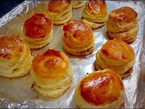 Chicken Patties (چکن پیٹیز) Chicken Puff Pastry Recipe by (HUMA IN THE KITCHEN) Video