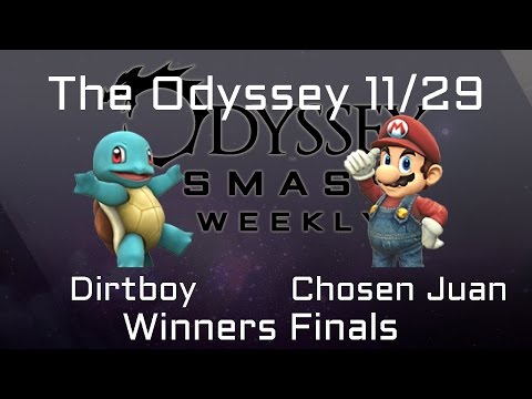 The Odyssey 11/29 Winners Finals - Dirtboy (Peach/Squritle) vs. Chosen Juan (Mario)