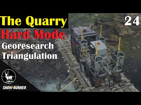 Georesearch Triangulation ⚠️ SnowRunner Hard Mode ⚠️ Taymyr Contracts