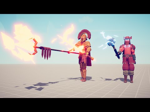 NEW ARES & THOR vs ARMIES - Totally Accurate Battle Simulator TABS